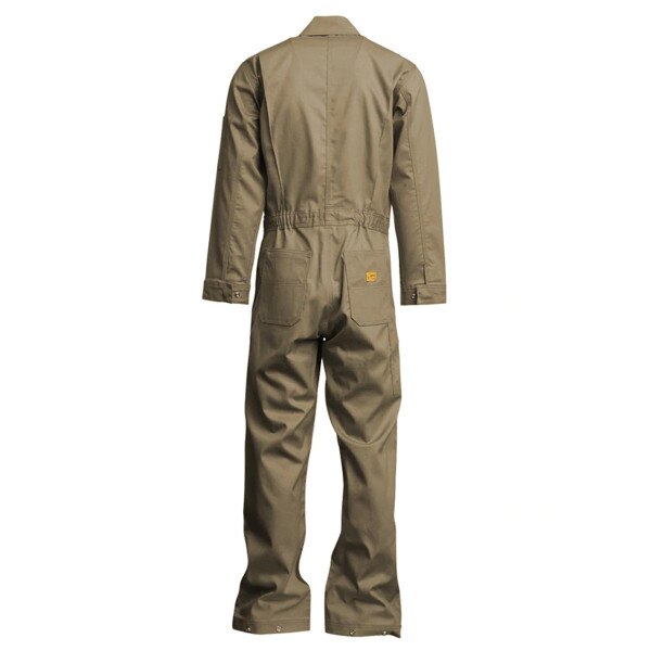 LAPCO 7 oz Deluxe FR Coveralls in Khaki